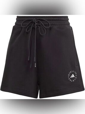 Adidas by Stella McCartney Black Athletic Drawcord Shorts IK9093
